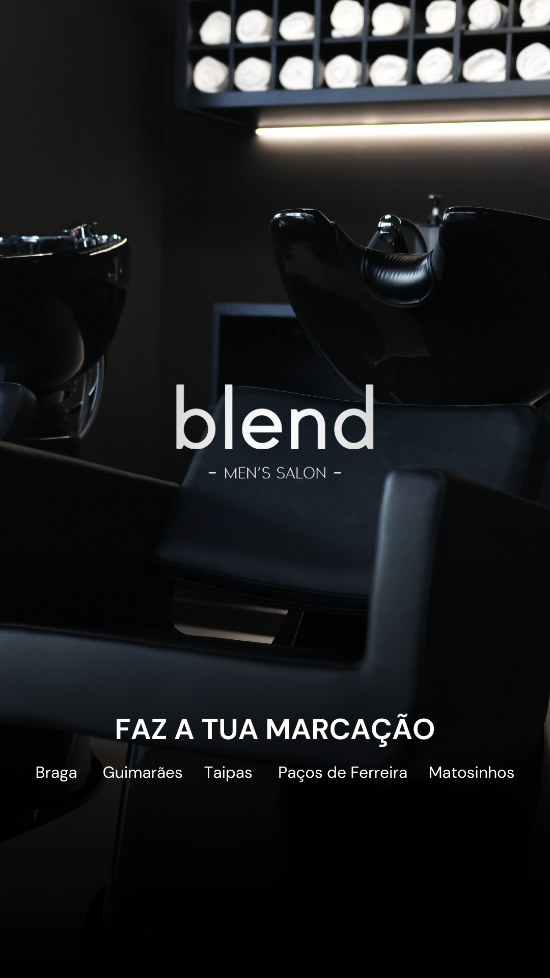 Blend Men's Salon Facebook ad