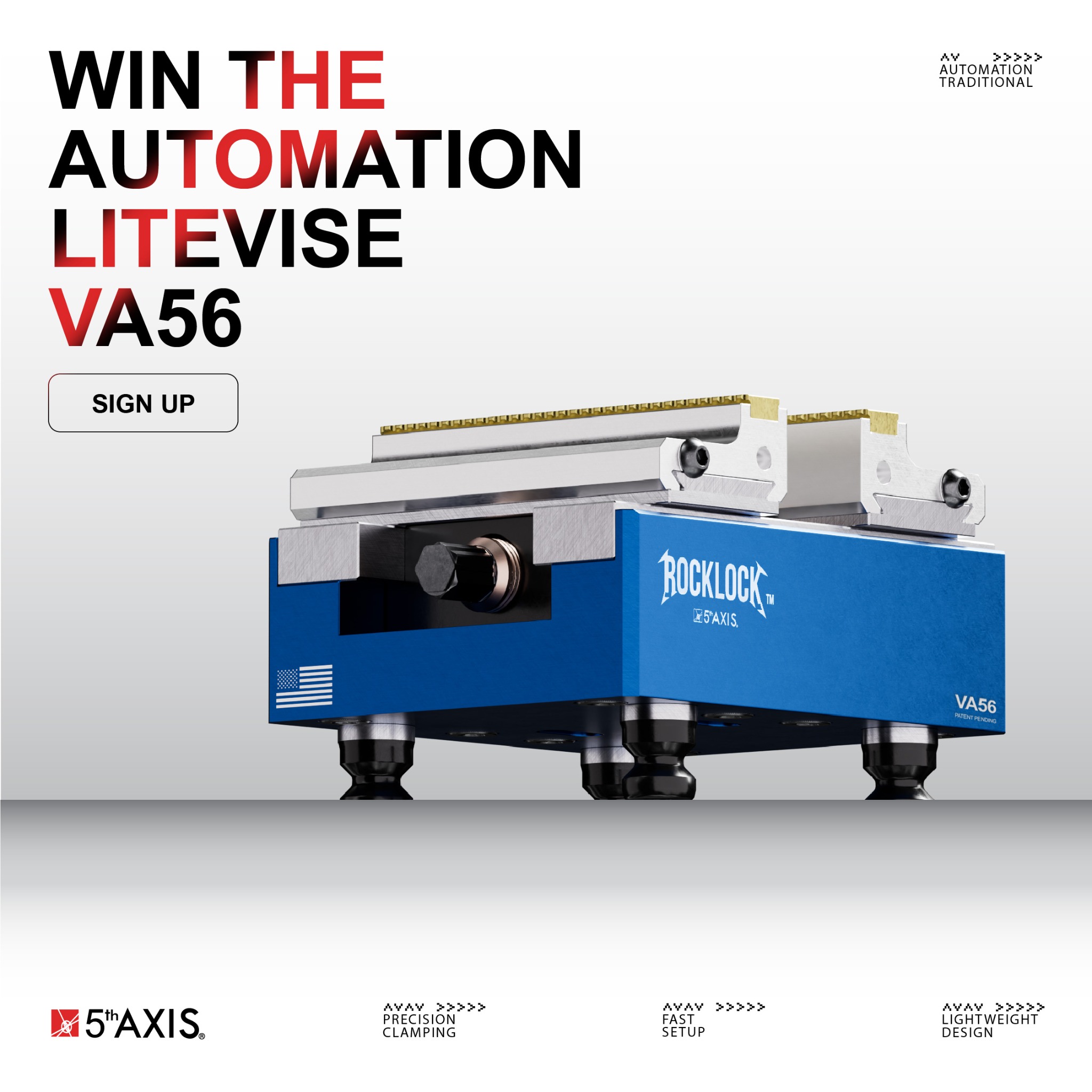 5th Axis Facebook ad: Sign up for a chance to win the…