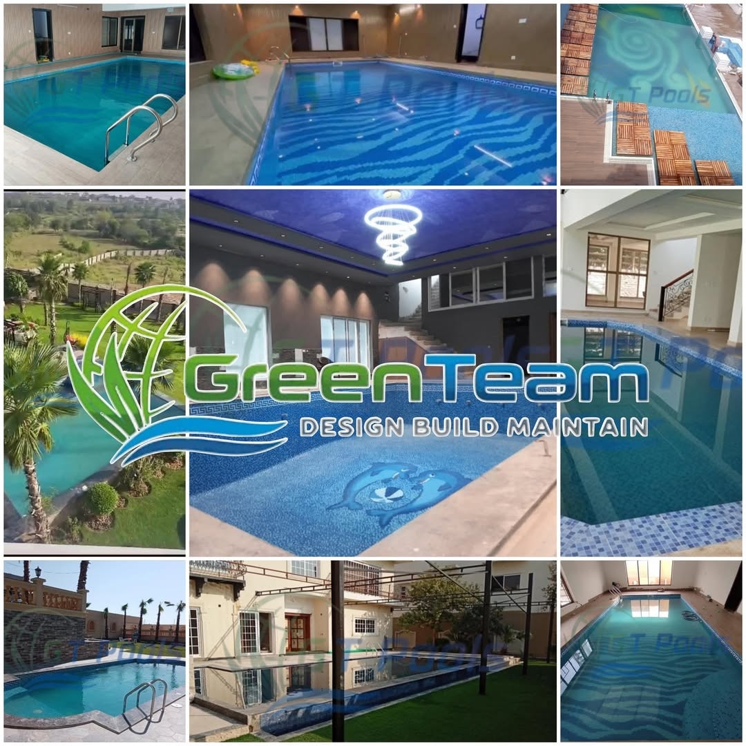 Green Team Landscaping & Pools Facebook ad: اپنے گھر فارم ہاؤس میں سوئمنگ پول بنوائیں…