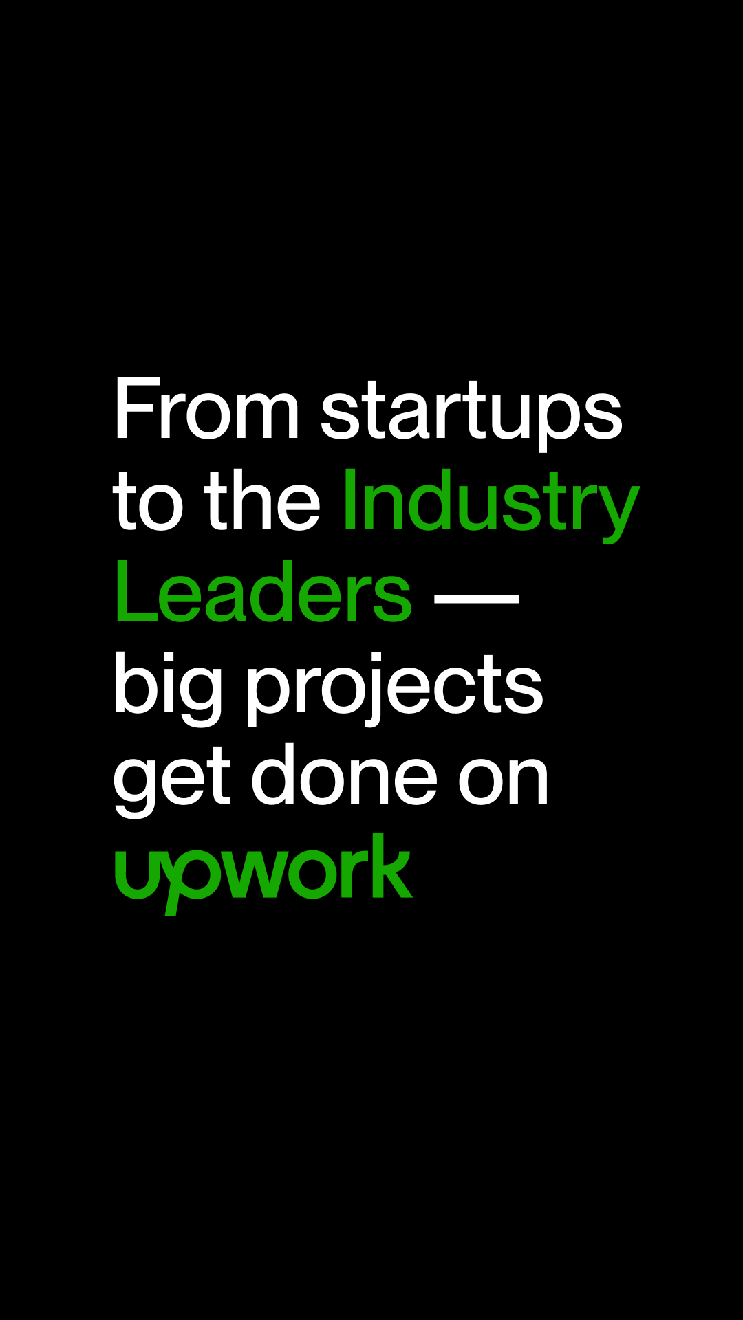 Upwork Facebook ad