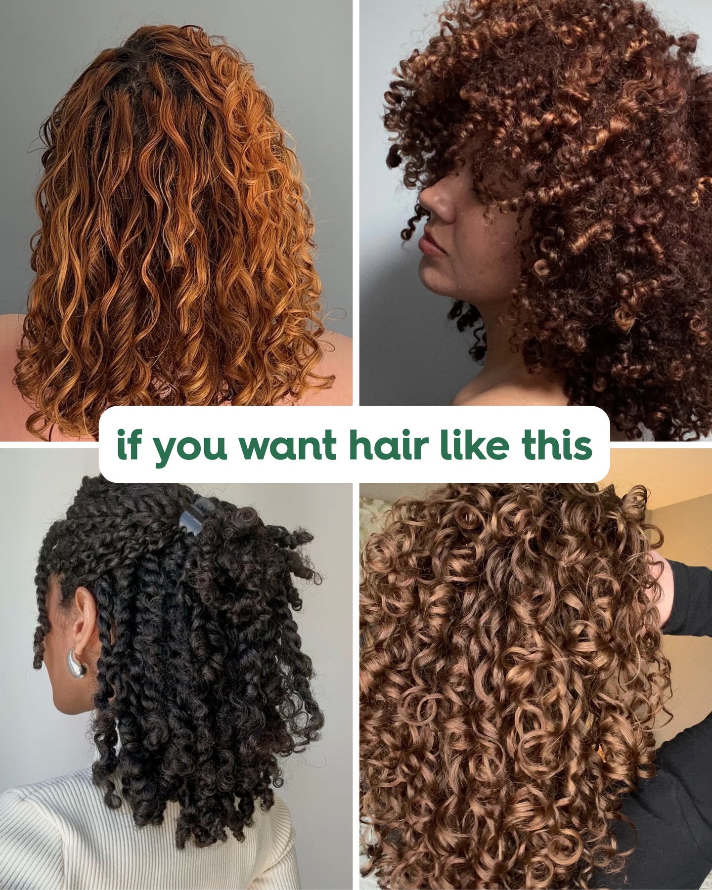 Flora & Curl Haircare Facebook ad