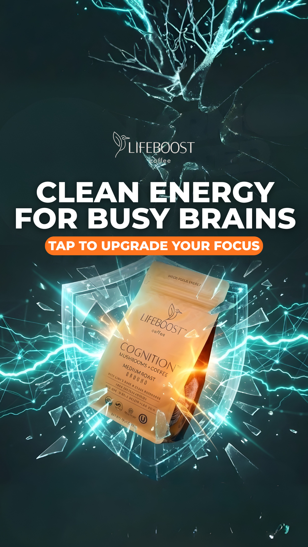 Lifeboost Coffee Facebook ad