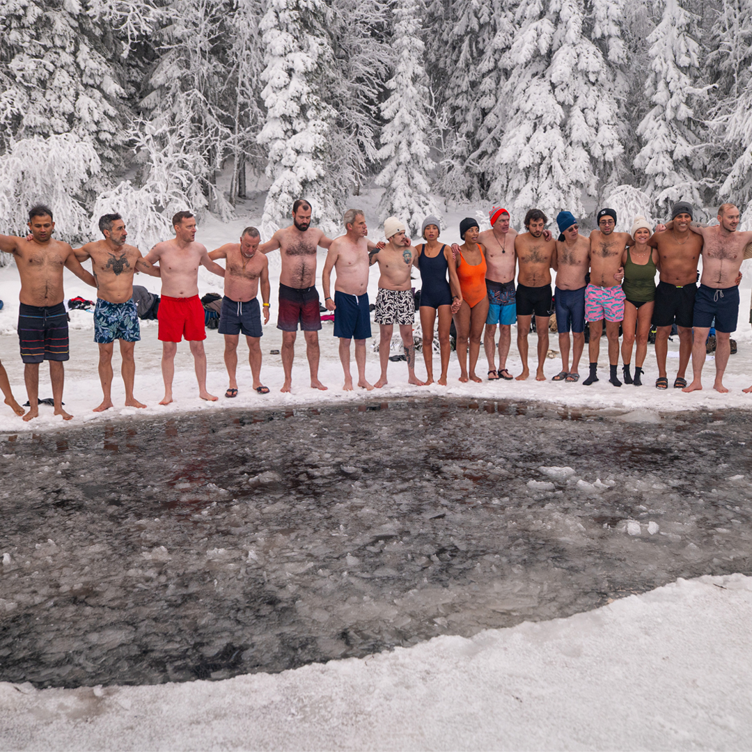 The Iceman (Wim Hof) Facebook ad: Together we take the plunge
