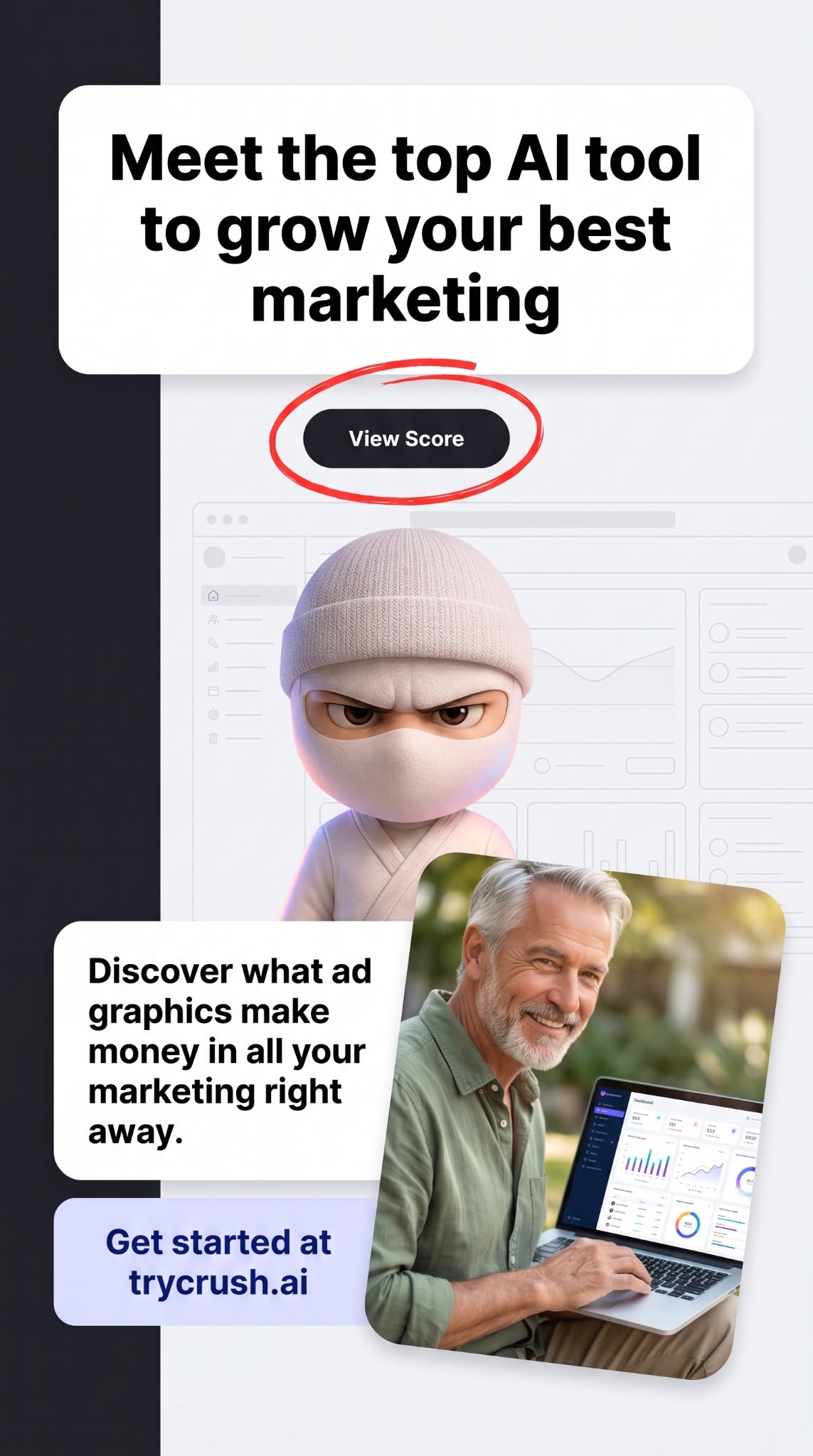 trycrush.ai Facebook ad