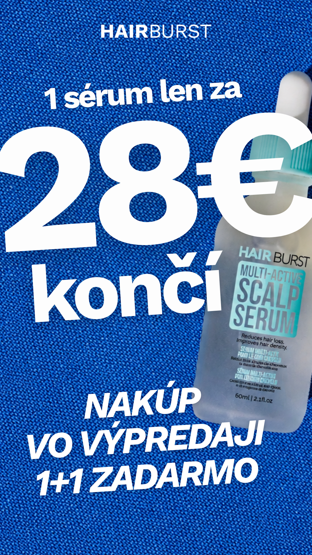 Hairburst SK.CZ Facebook ad from Jul 28, 2026