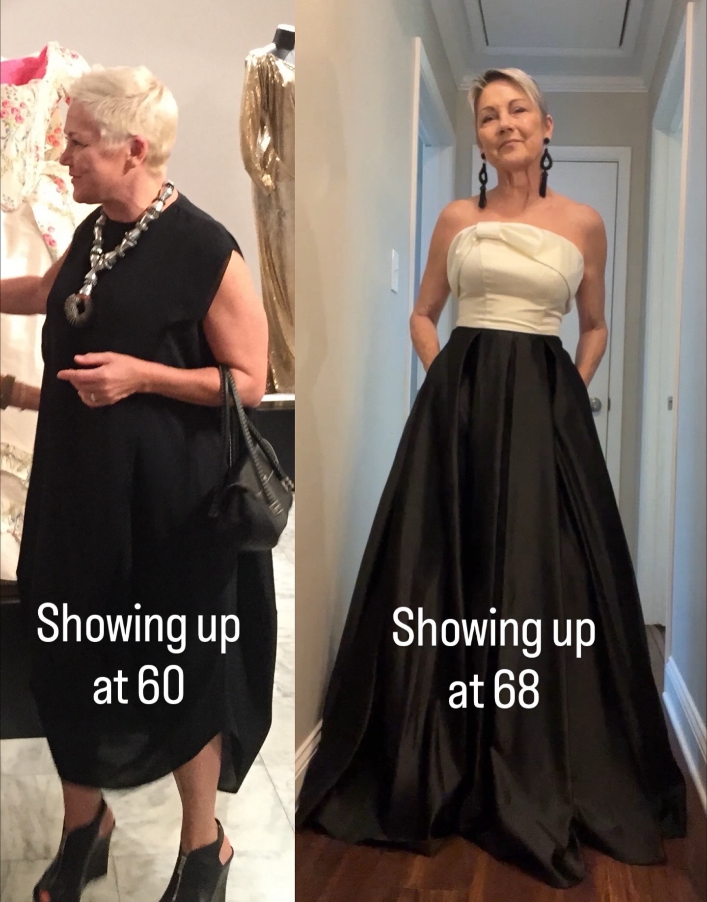 Julia Linn Facebook ad: (Note,loves: it’s me in both pics.