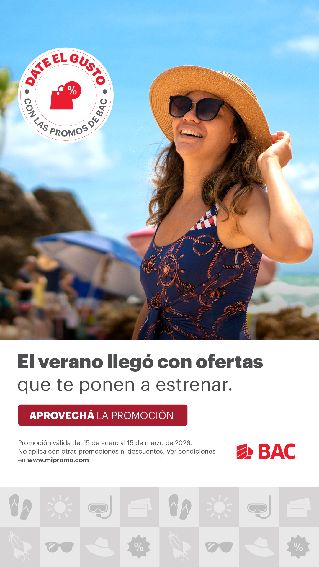 BAC Credomatic Facebook ad