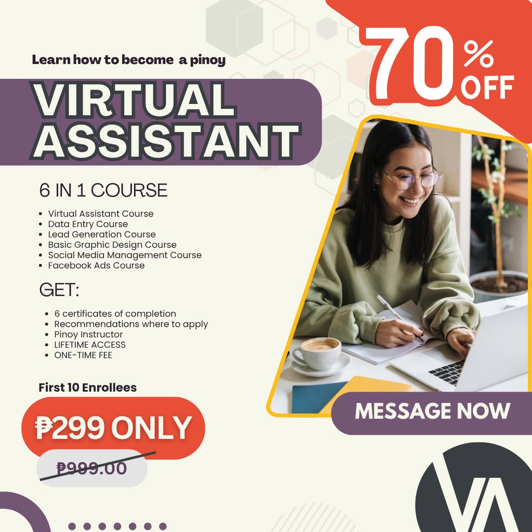 VirtualAssist Online Facebook ad