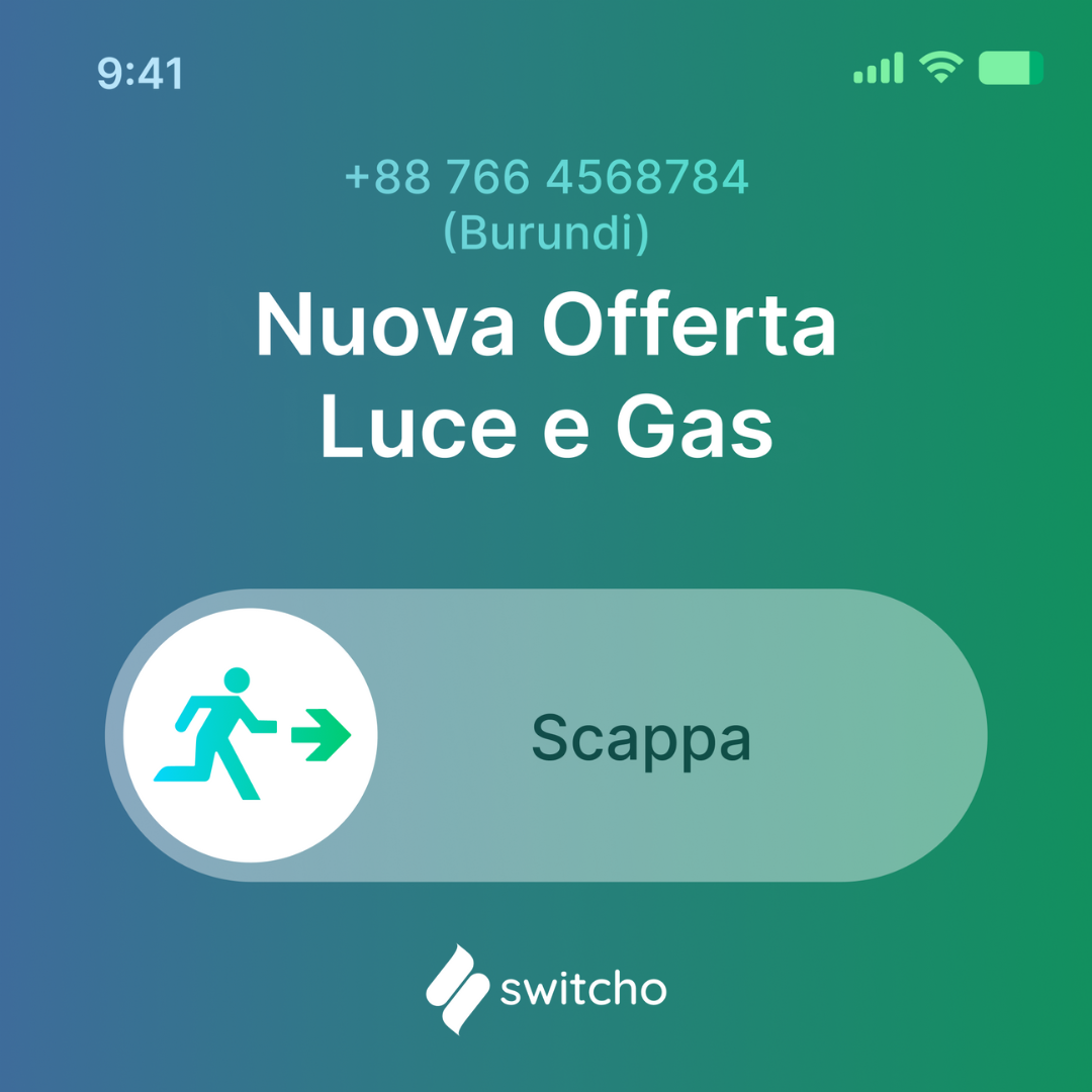 Switcho.it Facebook ad: Scopri se NON puoi risparmiare