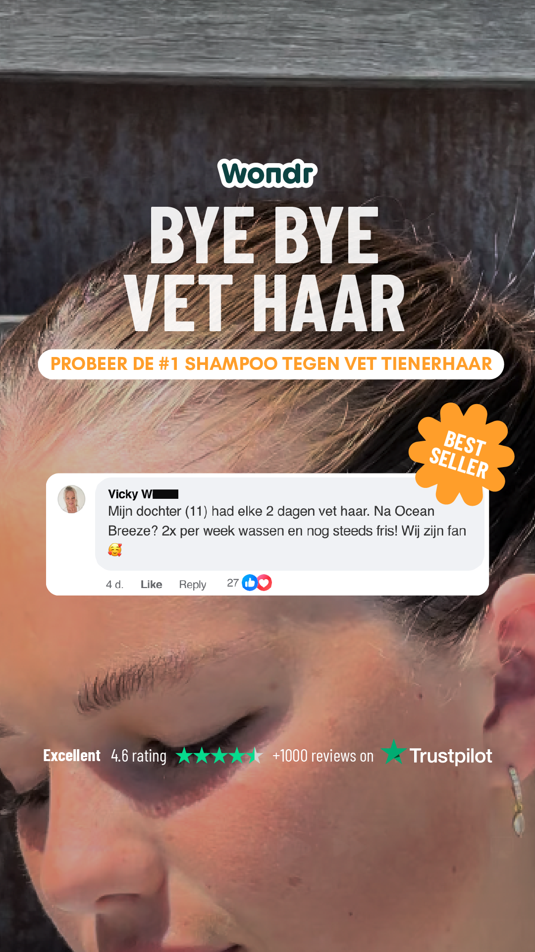 WONDR care Facebook ad