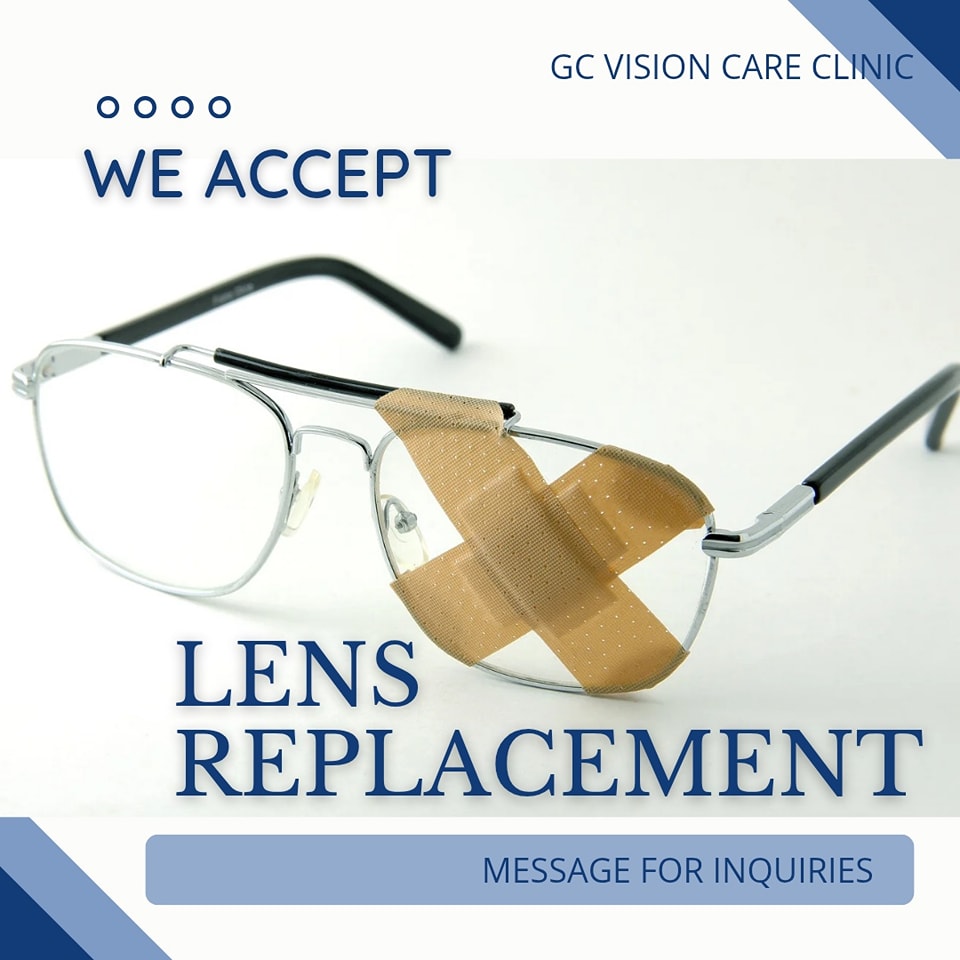 GC Vision Care Clinic Facebook ad: Basag ang eyeglass?