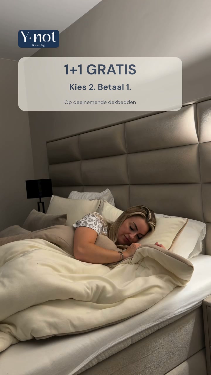 Ynot-dreambig Facebook ad: 1+1 GRATIS, Kies jouw twee