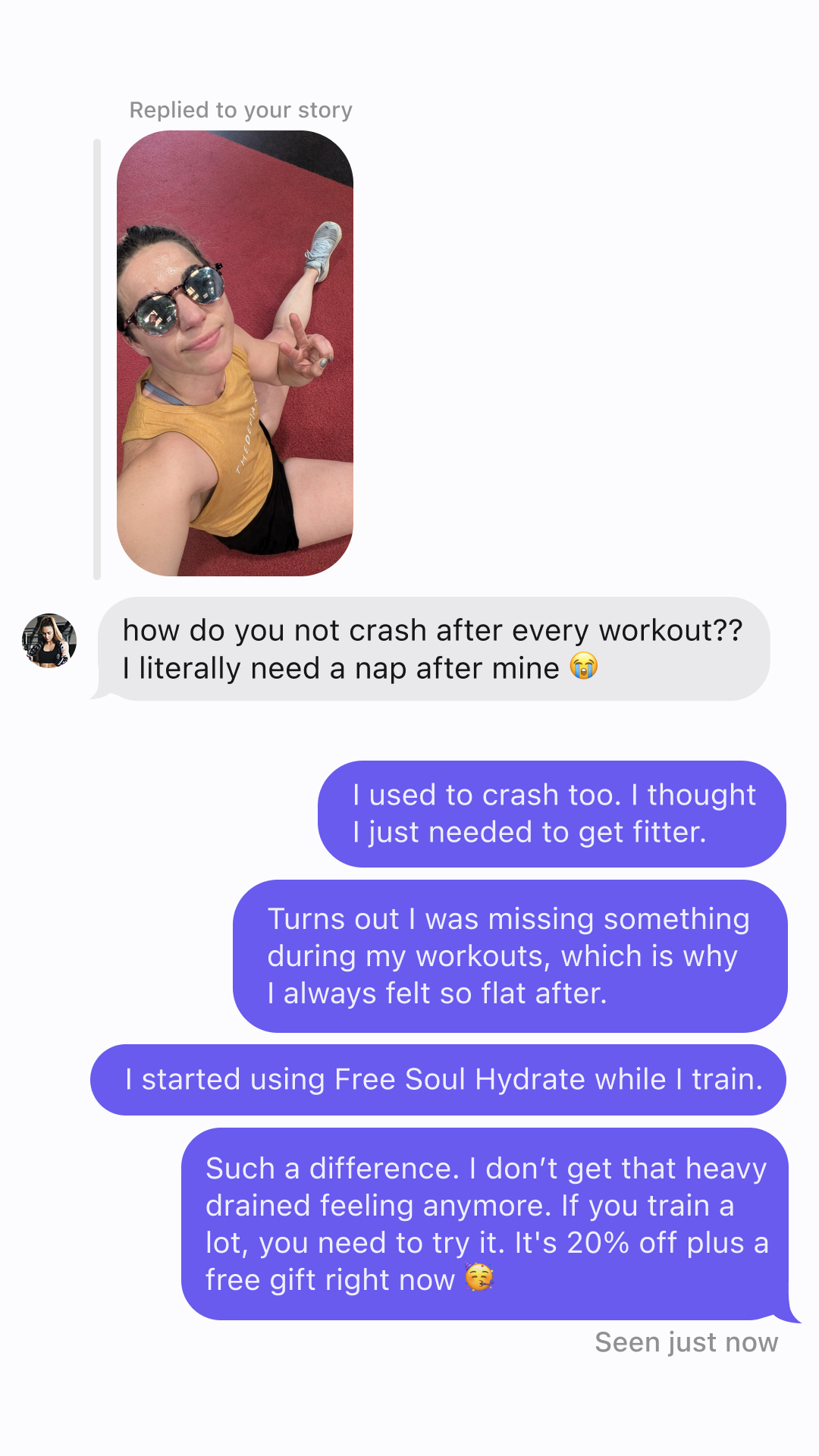 Free Soul Facebook ad