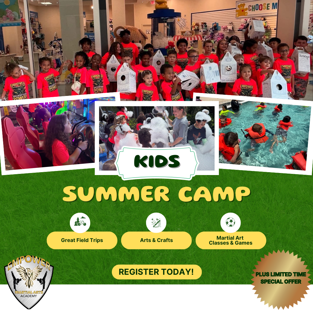 Empower Martial Arts Academy Facebook ad: Few Spots Left, Don't Let Your Kids Miss Out!