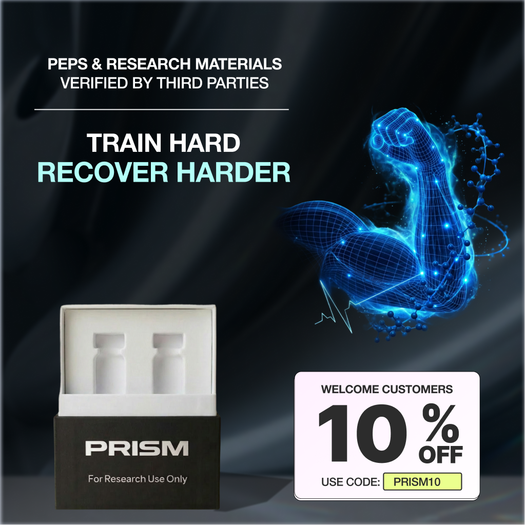 Prism Labs Facebook ad: 10% Off First Order. Code: PRISM10