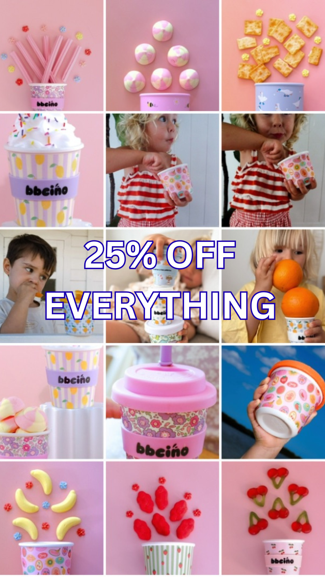 BBcino Facebook ad: 25% OFF STOREWIDE!