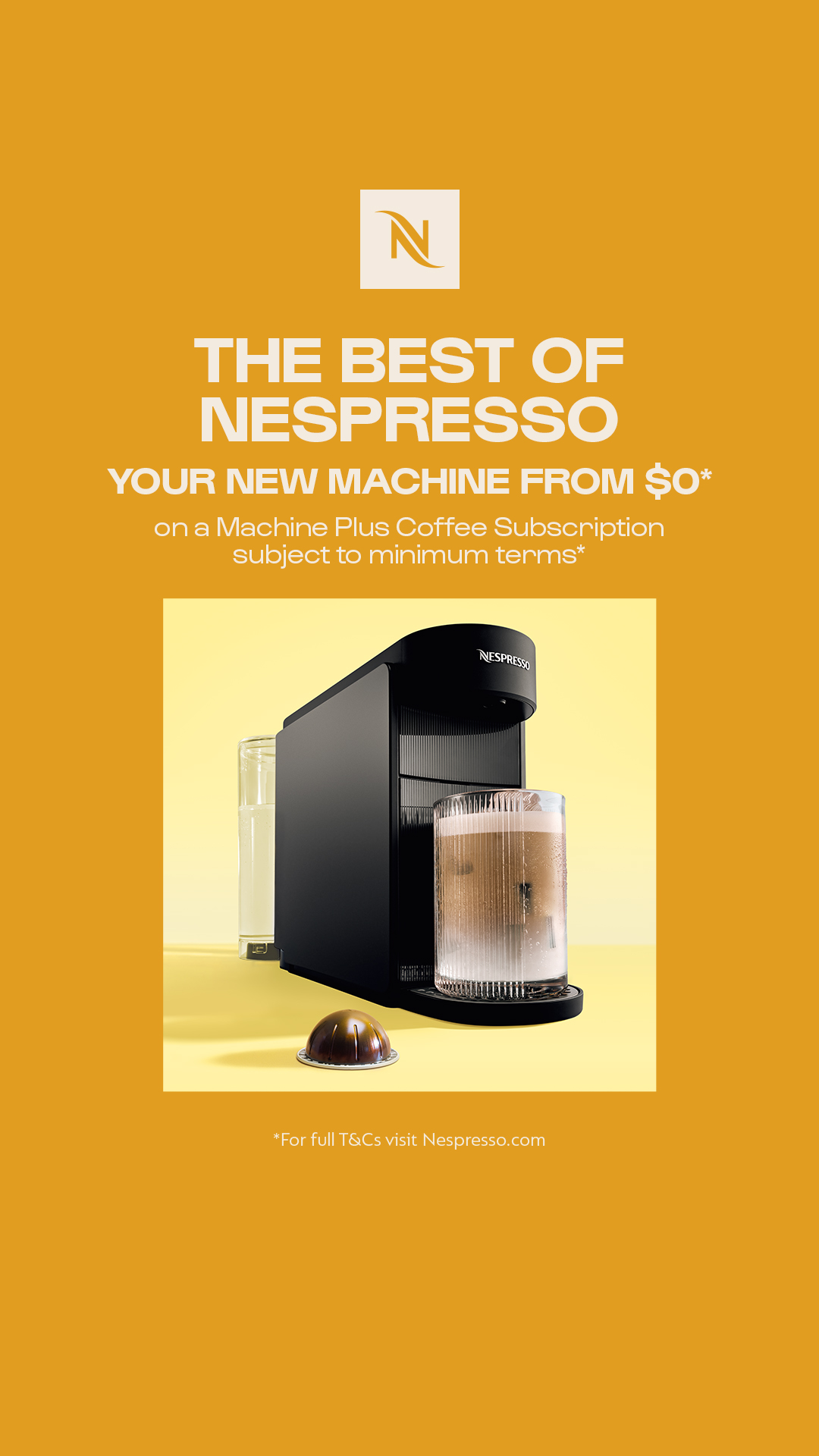 Nespresso Facebook ad