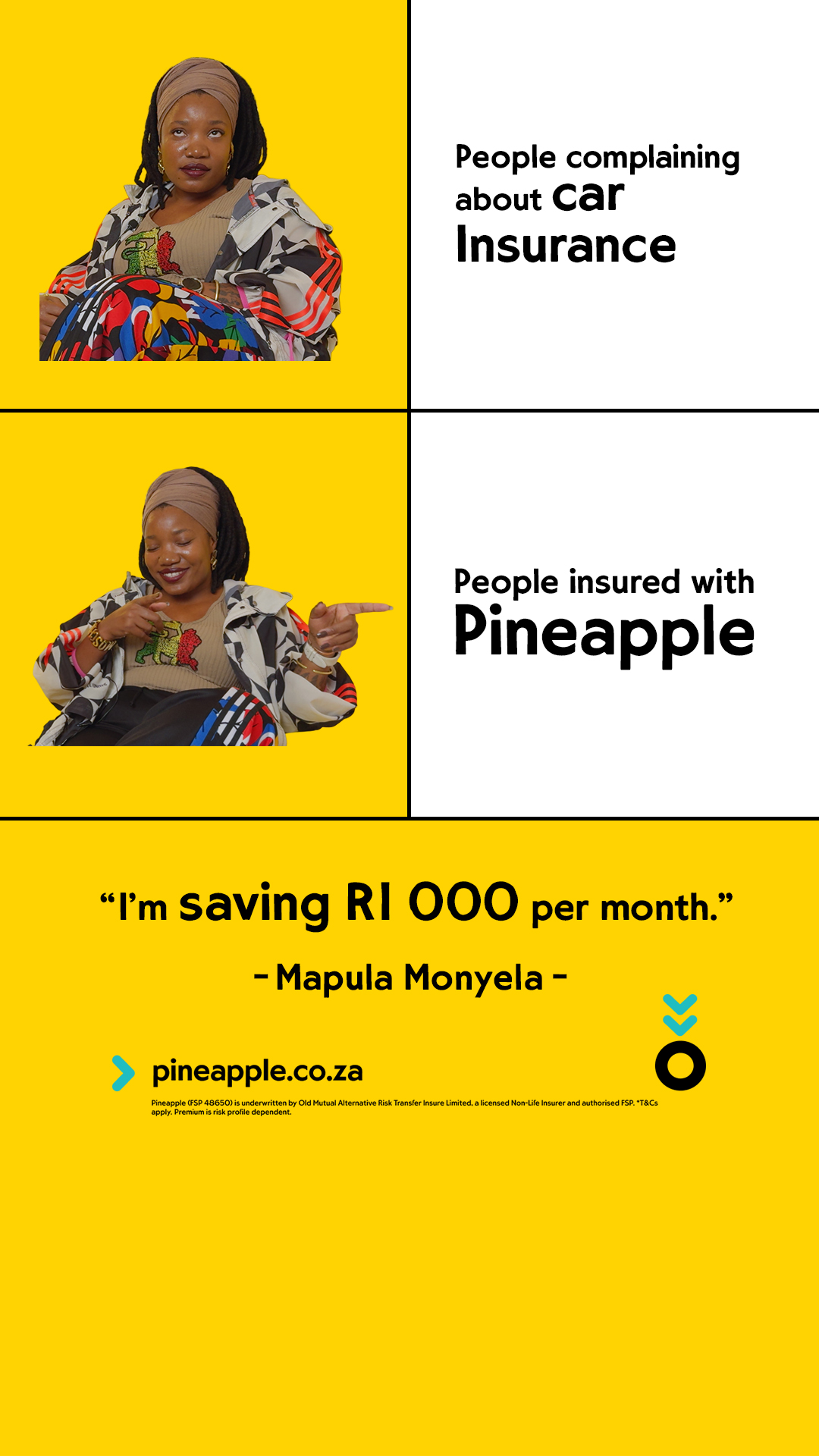 Pineapple Facebook ad
