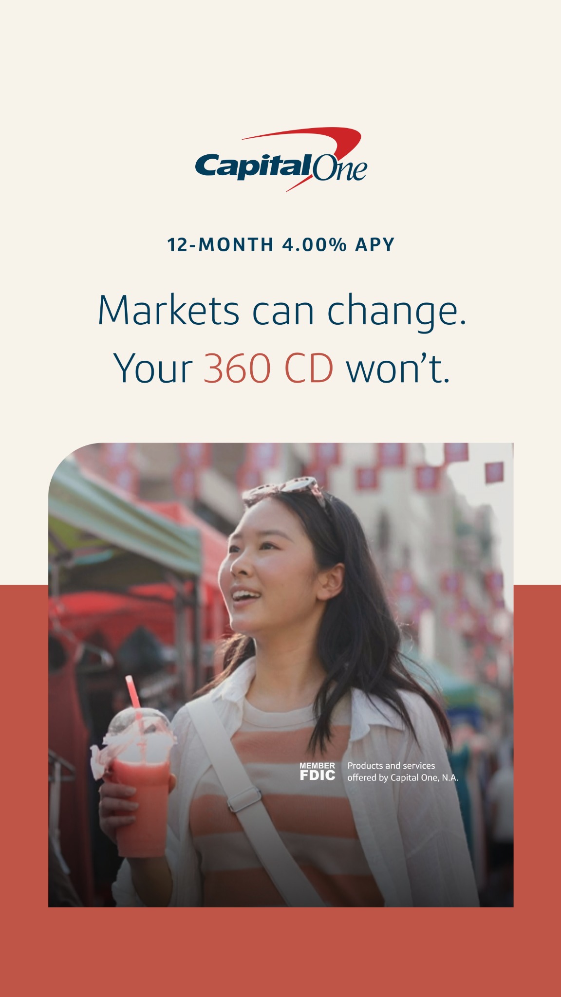 Capital One Facebook ad