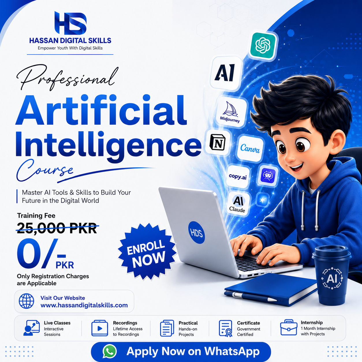 Hassan Digital Skills  Facebook ad