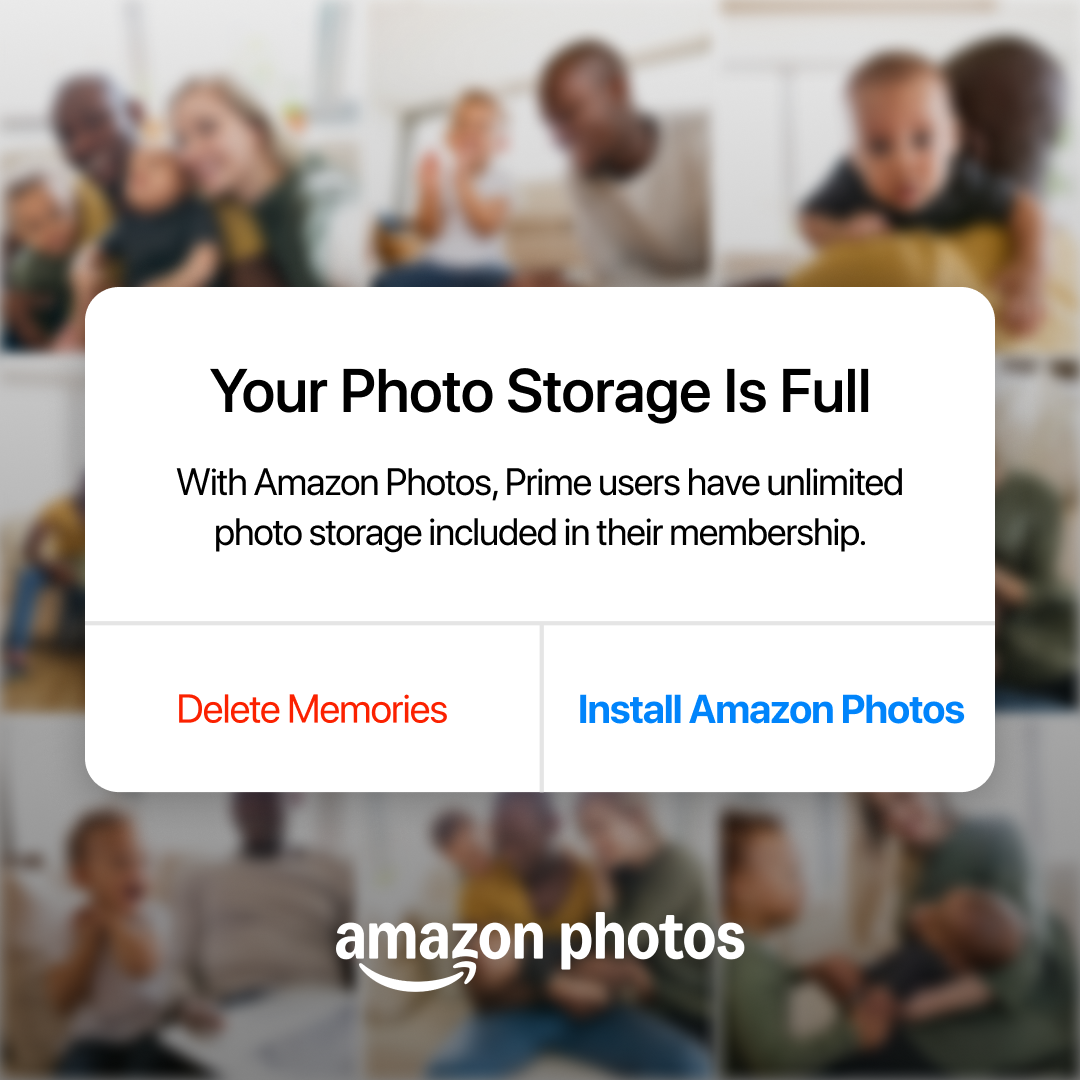 Amazon Photos Facebook ad