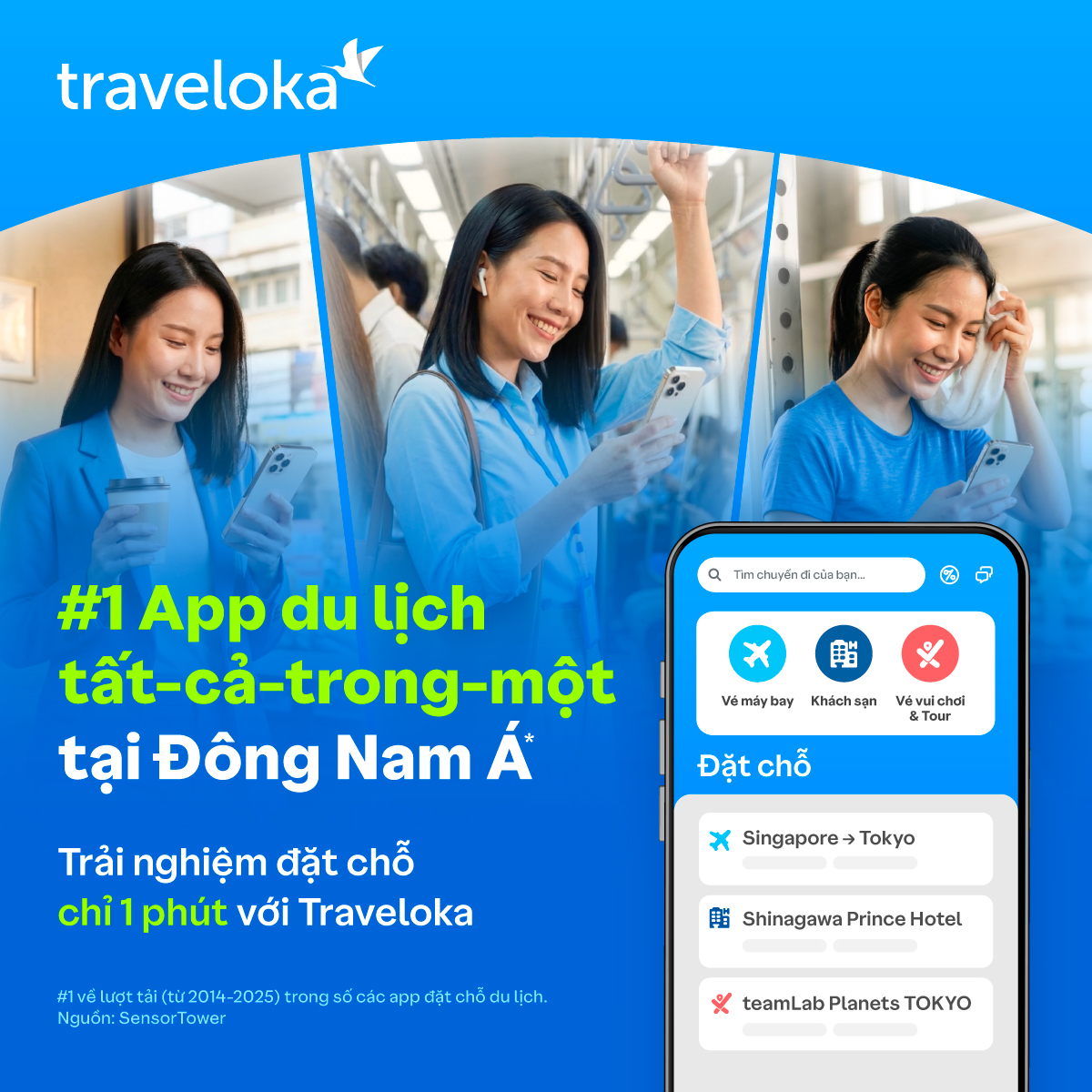 Traveloka Vietnam Facebook ad from May 21, 2026