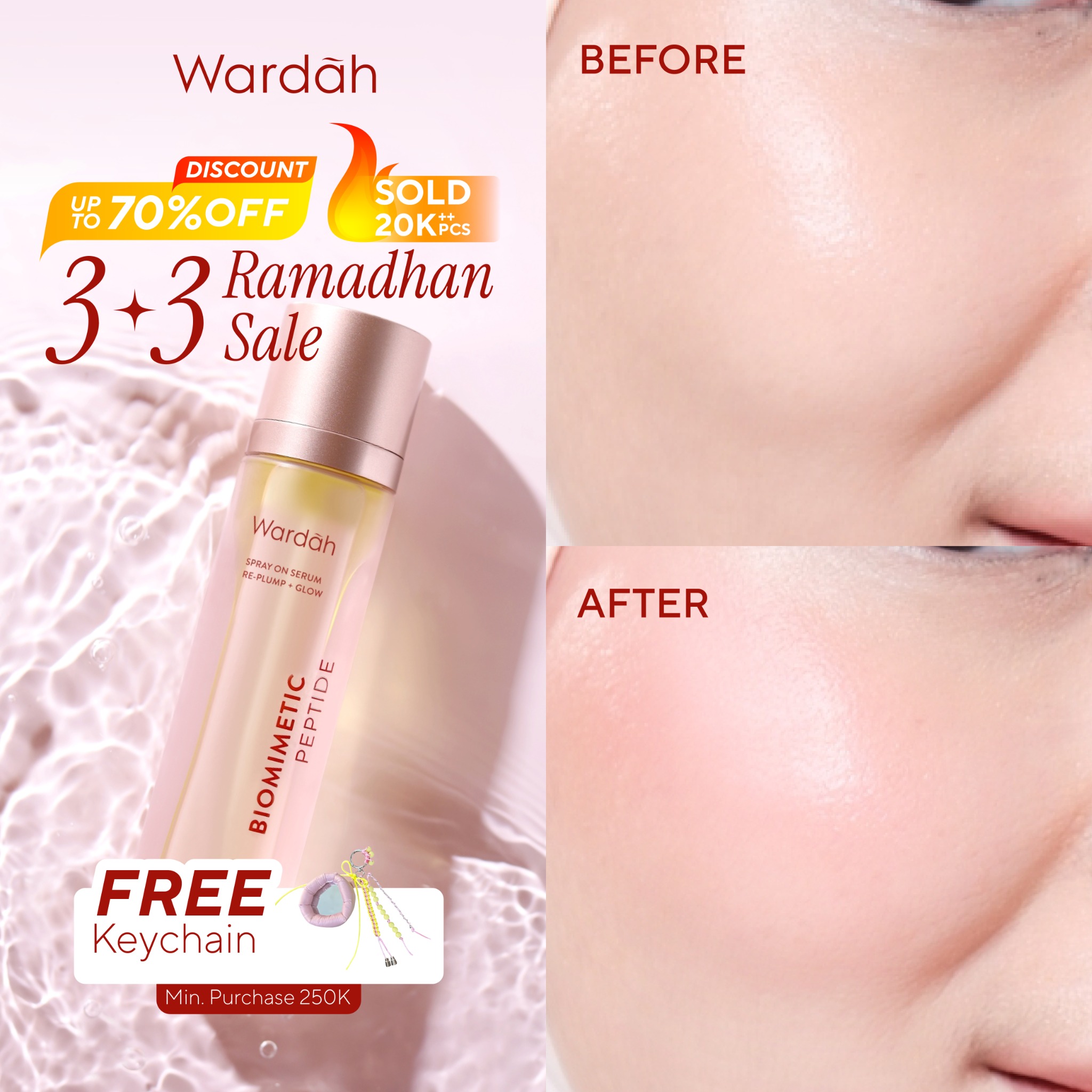 Wardah Cosmetics Facebook ad