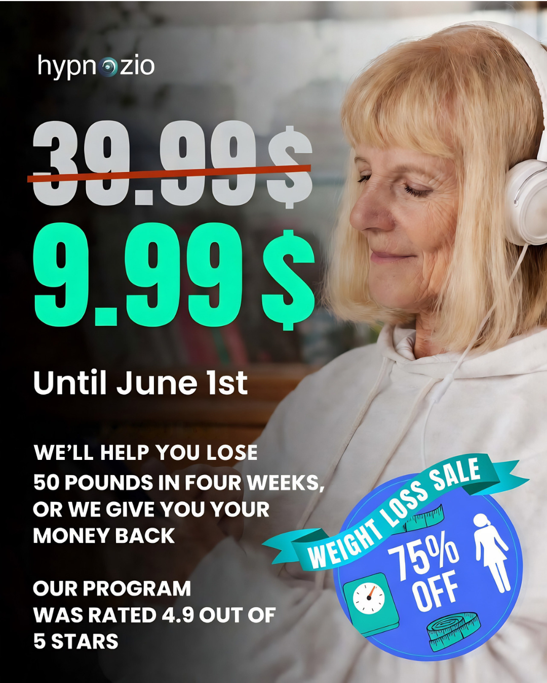 Hypnozio: power of hypnotherapy Facebook ad