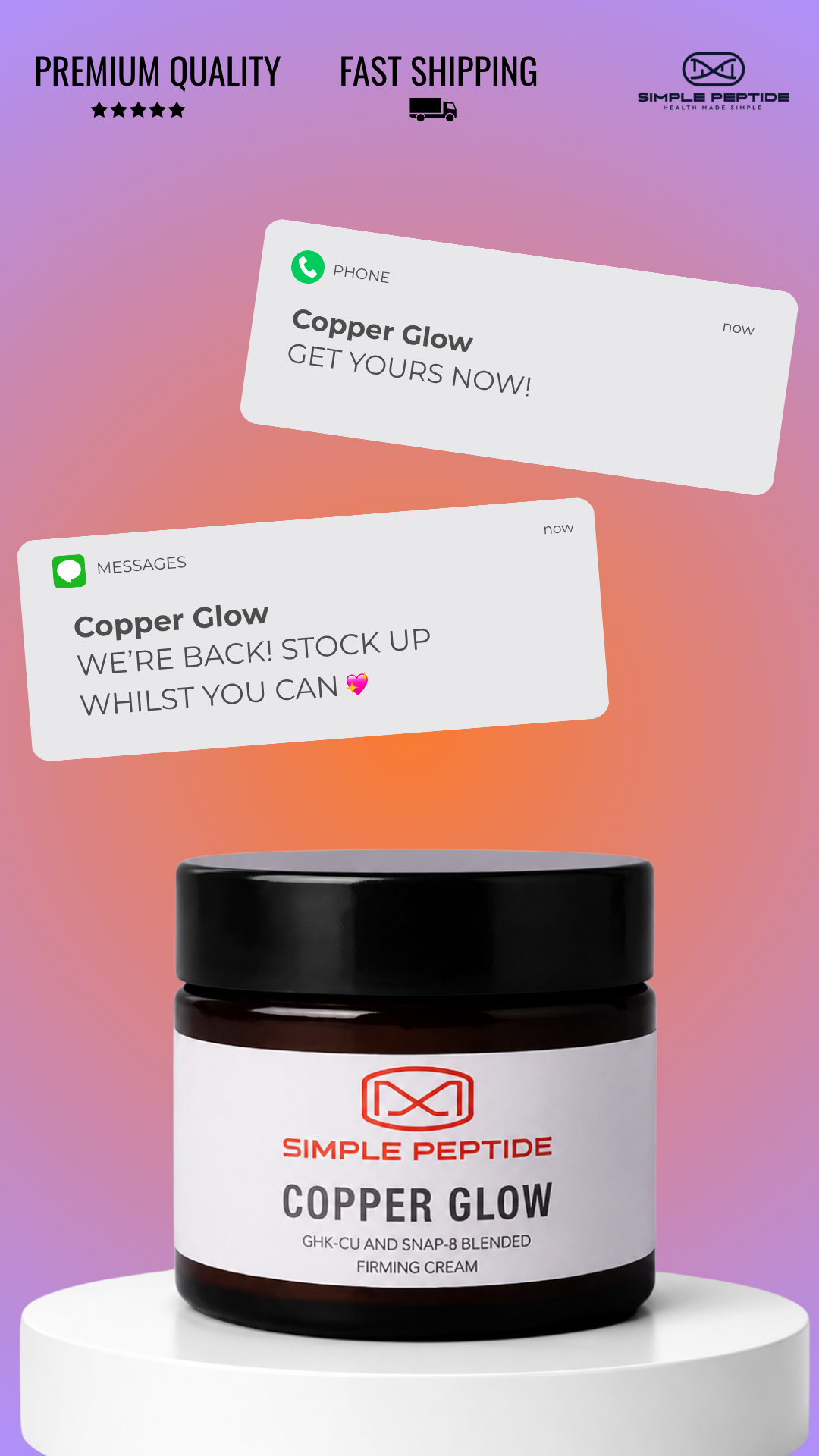 Simple Peptide - Peptides Made Simple Facebook ad