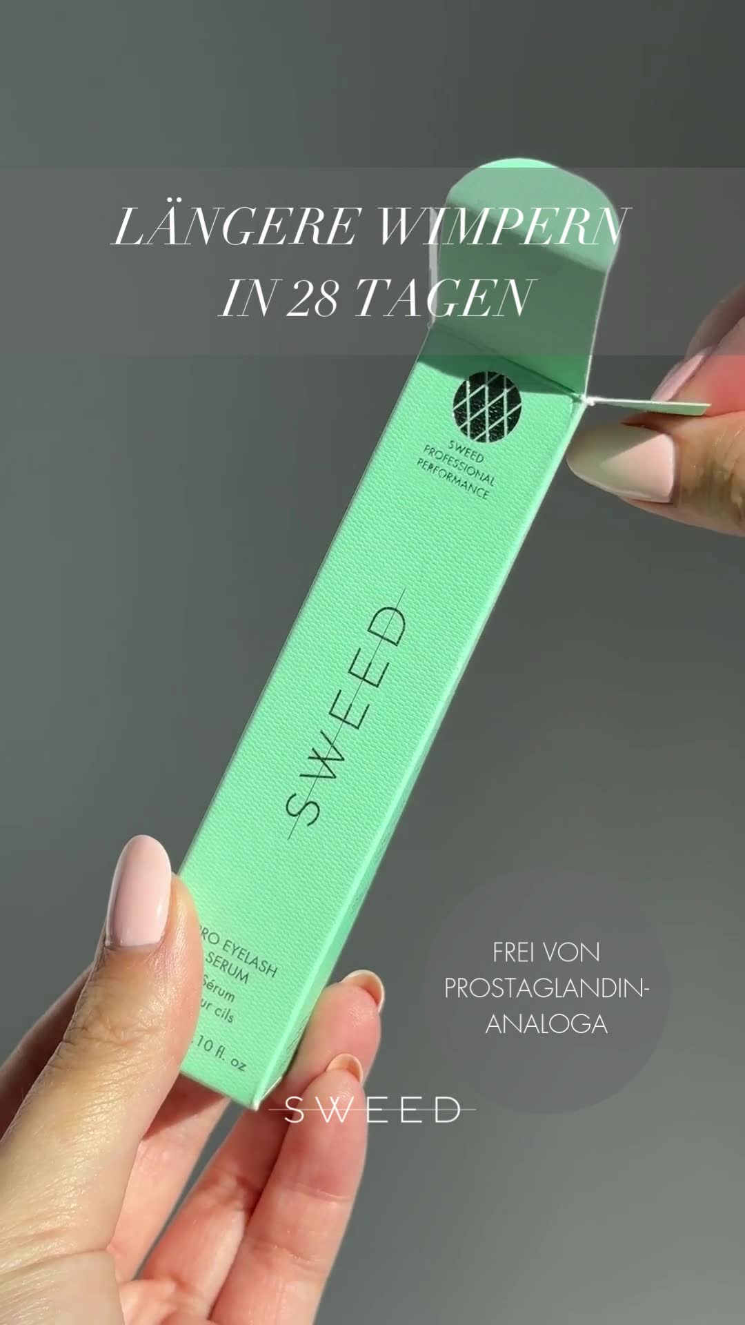 Sweed Facebook ad: Eyelash Growth Serum