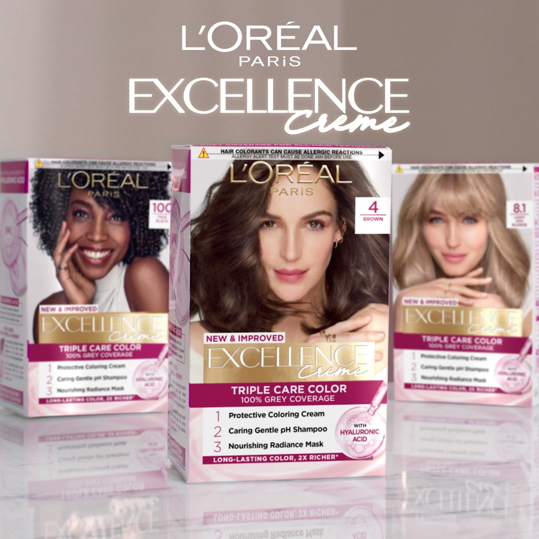 L'Oréal Paris Facebook ad: Triplă îngrijire pentru părul tău într-o gamă variată…