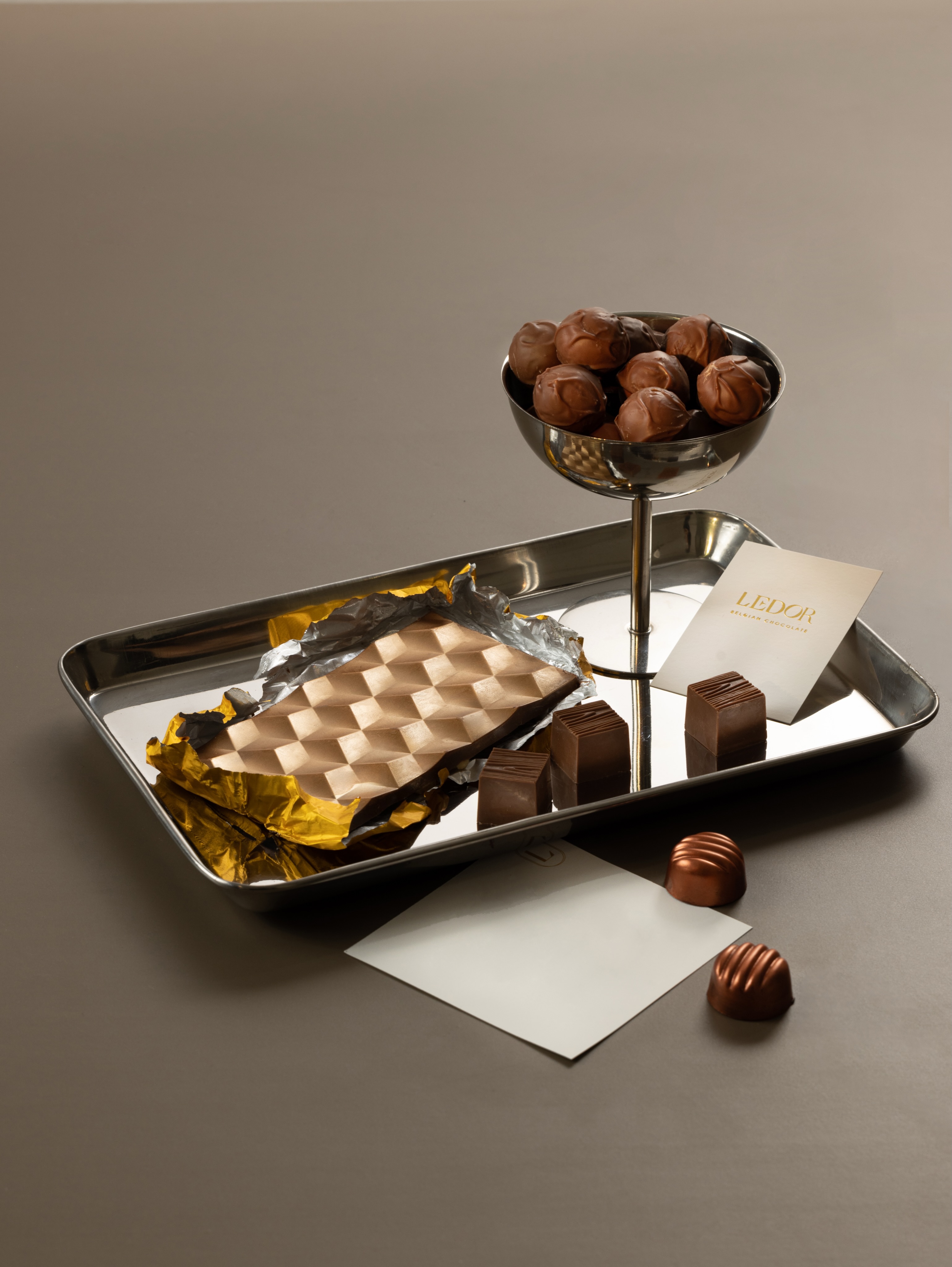 Ledor Belgian Chocolates Facebook ad: At Ledor, every detail begins with intention.