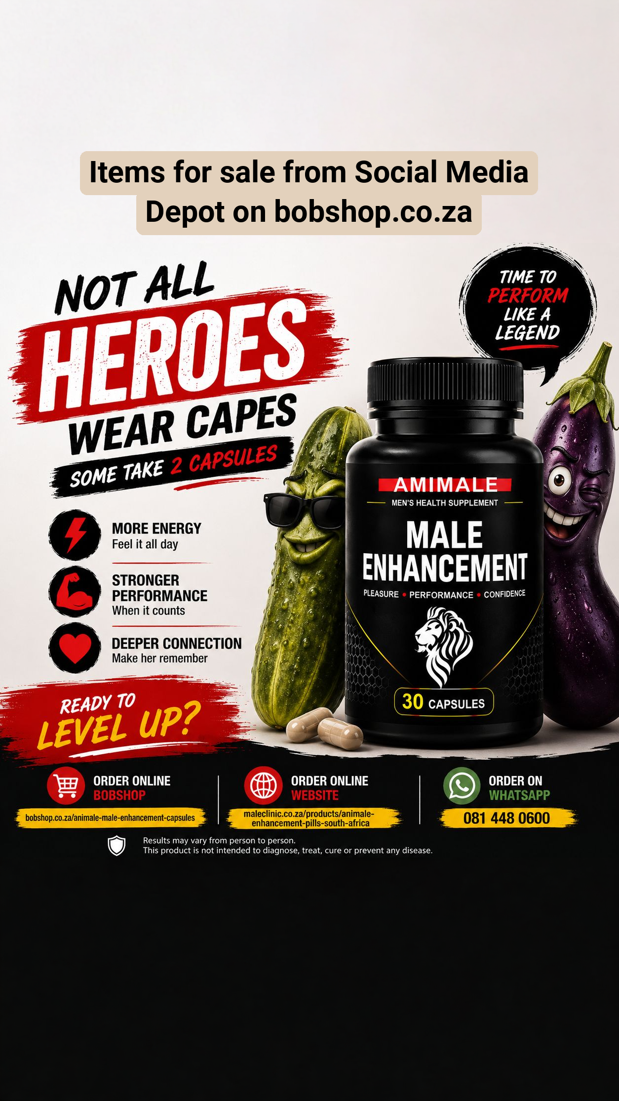 Wellness SA Facebook ad: Bedroom Power