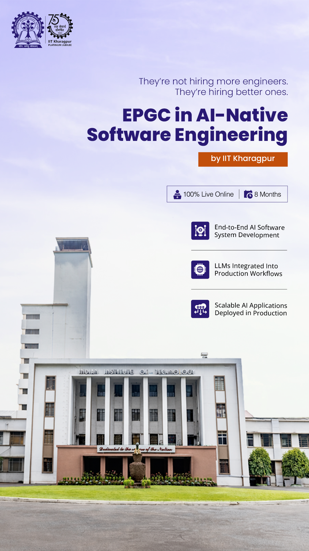 IIT KGP Online Facebook ad