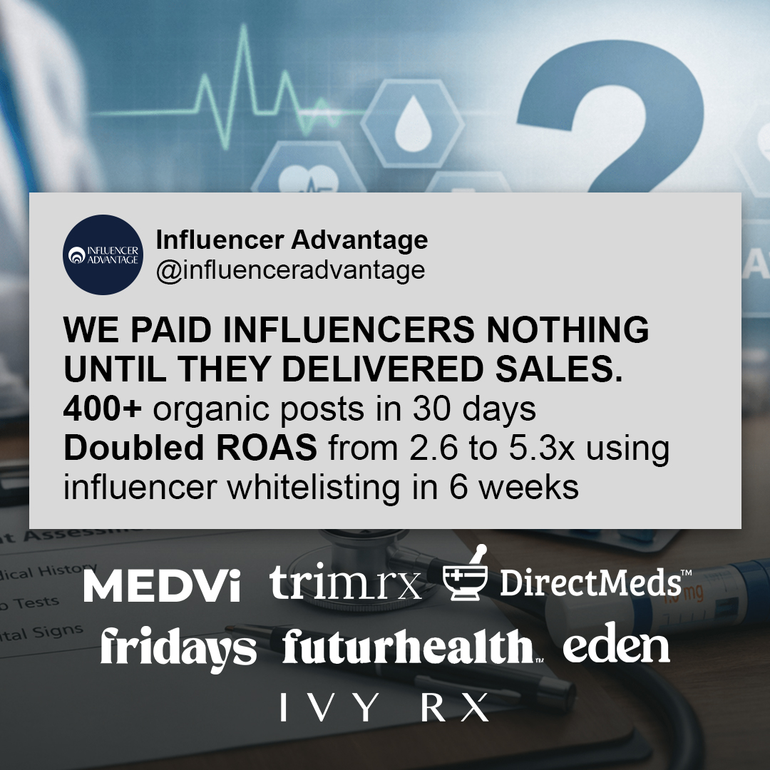 Influencer Advantage Facebook ad