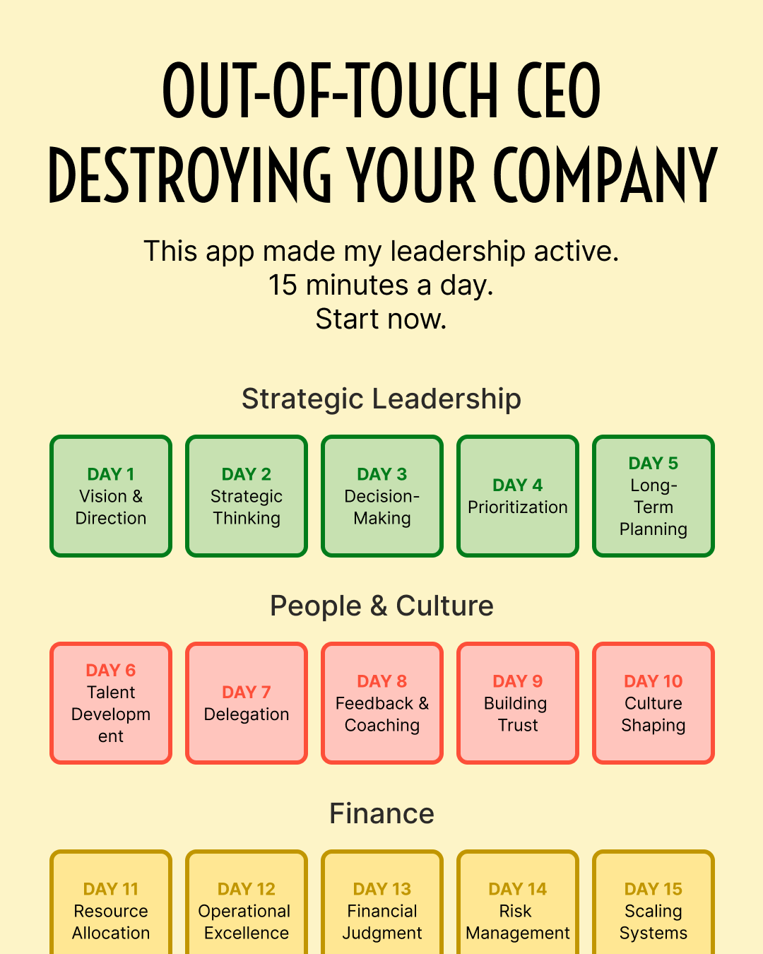 Headway App Facebook ad