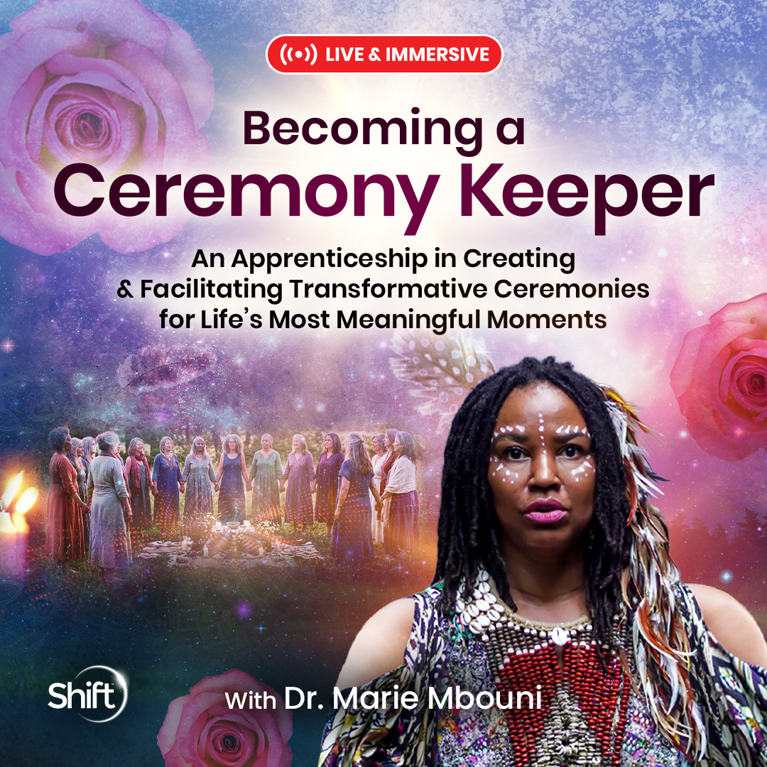 The Shift Network Facebook ad: Becoming a Ceremony Keeper