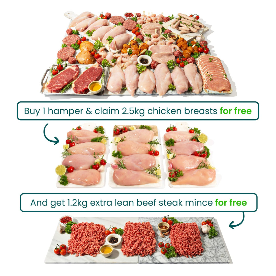 MuscleFood Facebook ad