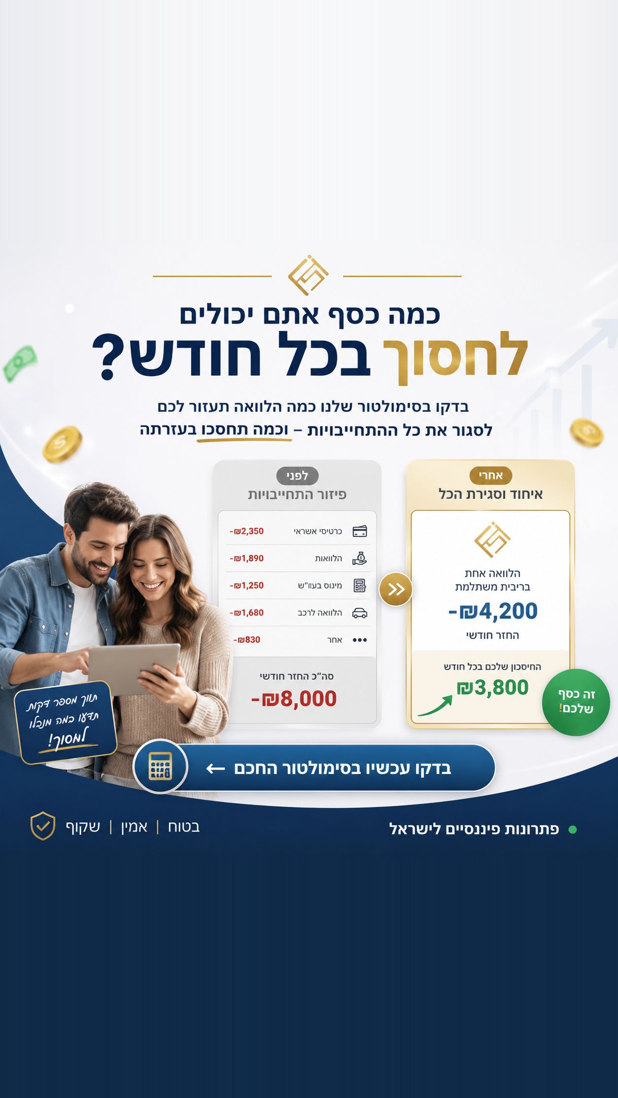 פתרונות פיננסים לישראל Facebook ad