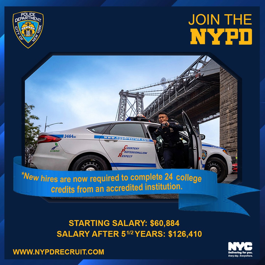 NYPD RECRUIT Facebook ad: JOIN THE NYPD