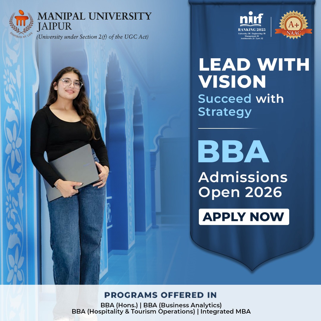 Manipal University Jaipur Facebook ad