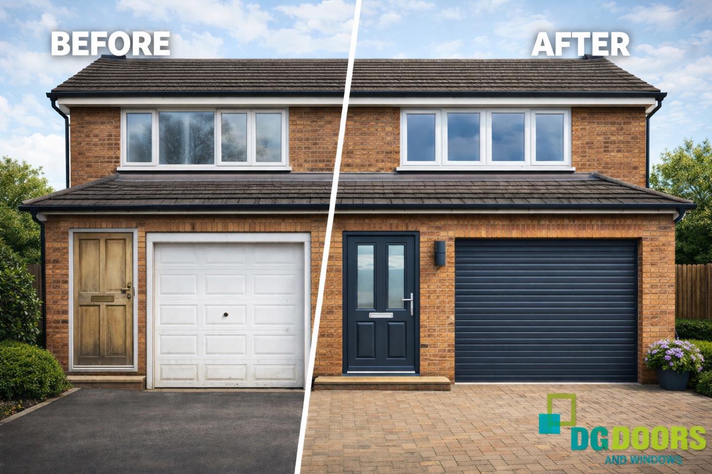 DG Doors and Windows Facebook ad: Still living with cold rooms, draughts or steamed-up…
