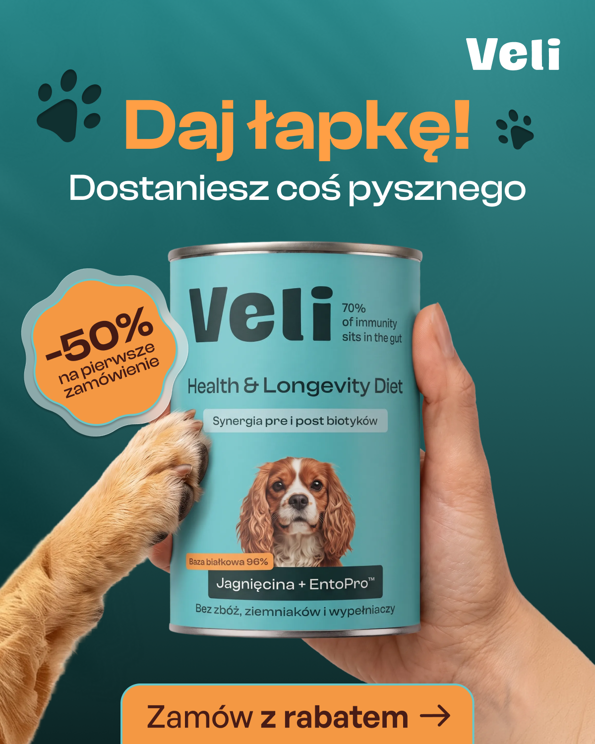 VeliPet Facebook ad