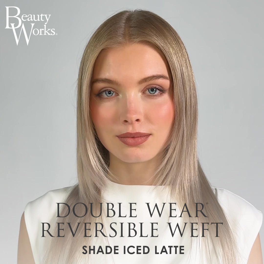 Beauty Works Luxury Hair Extensions Facebook ad: UK's 1st Reversible Weft