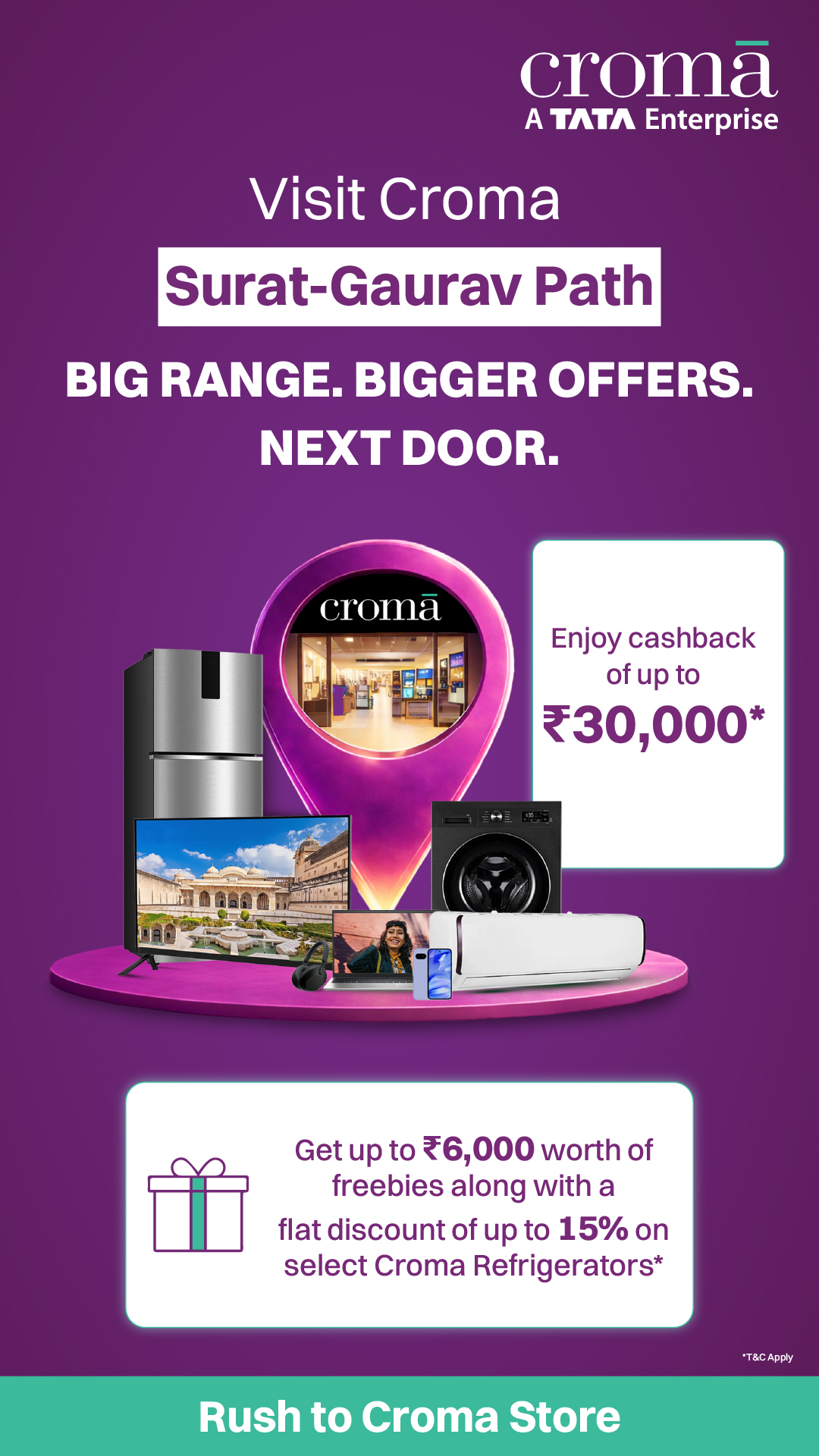 Croma Facebook ad