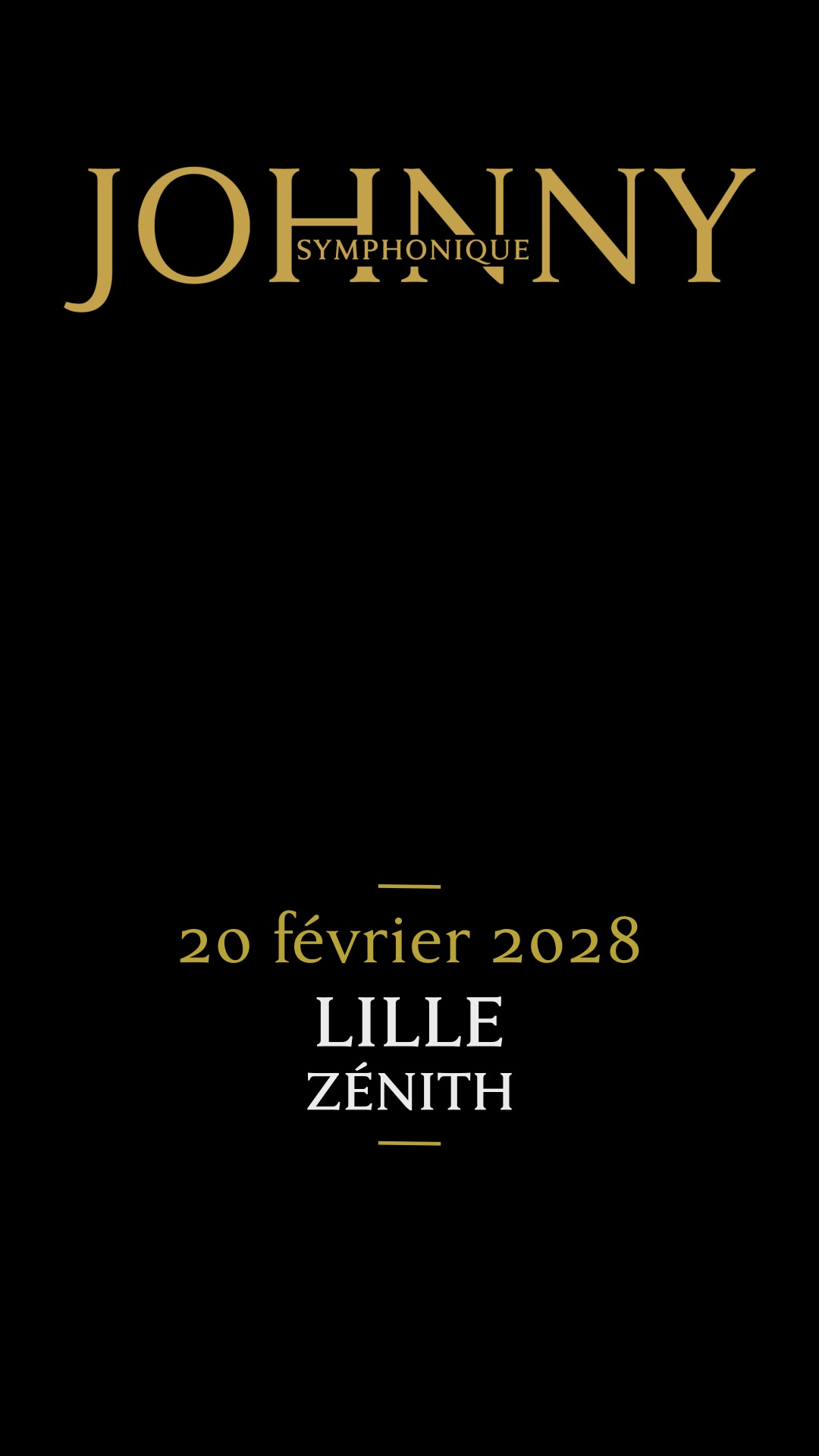 Johnny Symphonique Tour - Officiel Facebook ad: L’histoire continue… En tournée dans toute la France…