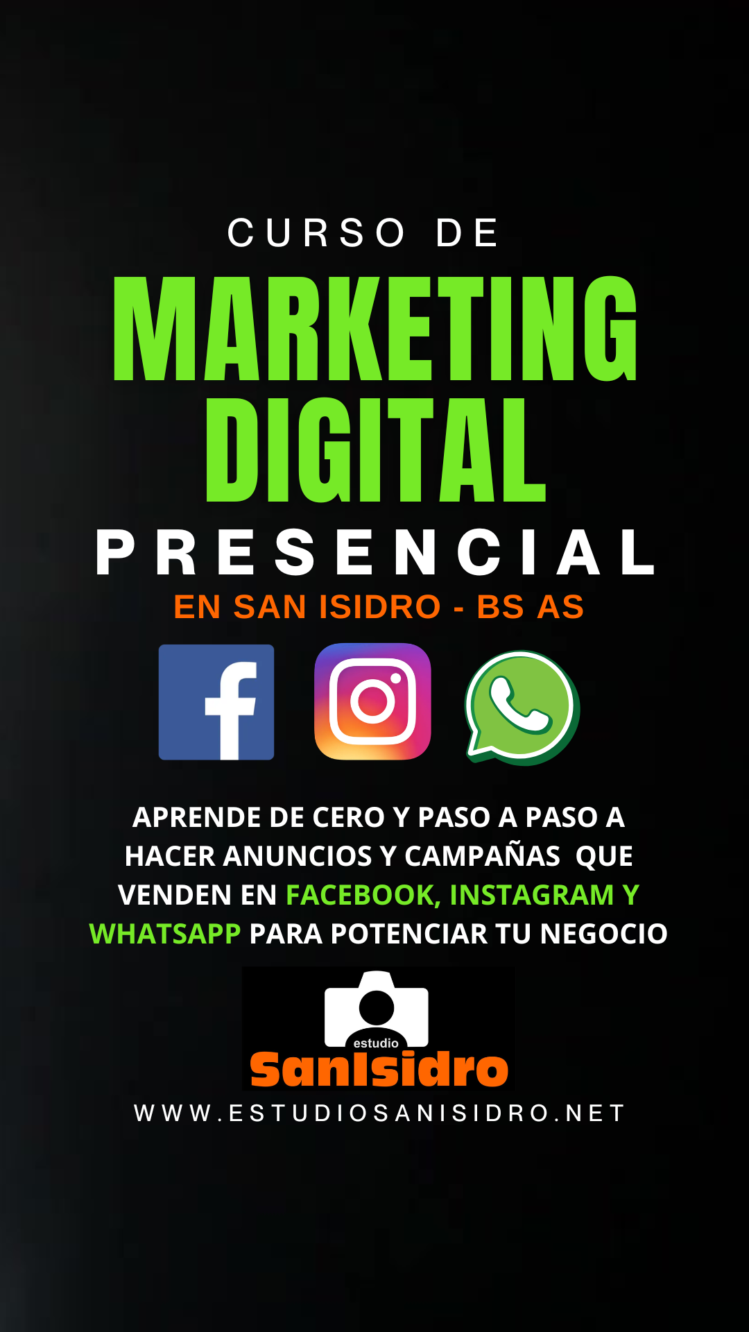 Estudio San Isidro - Marketing Digital - Fotografia + IA Facebook ad from May 19, 2026