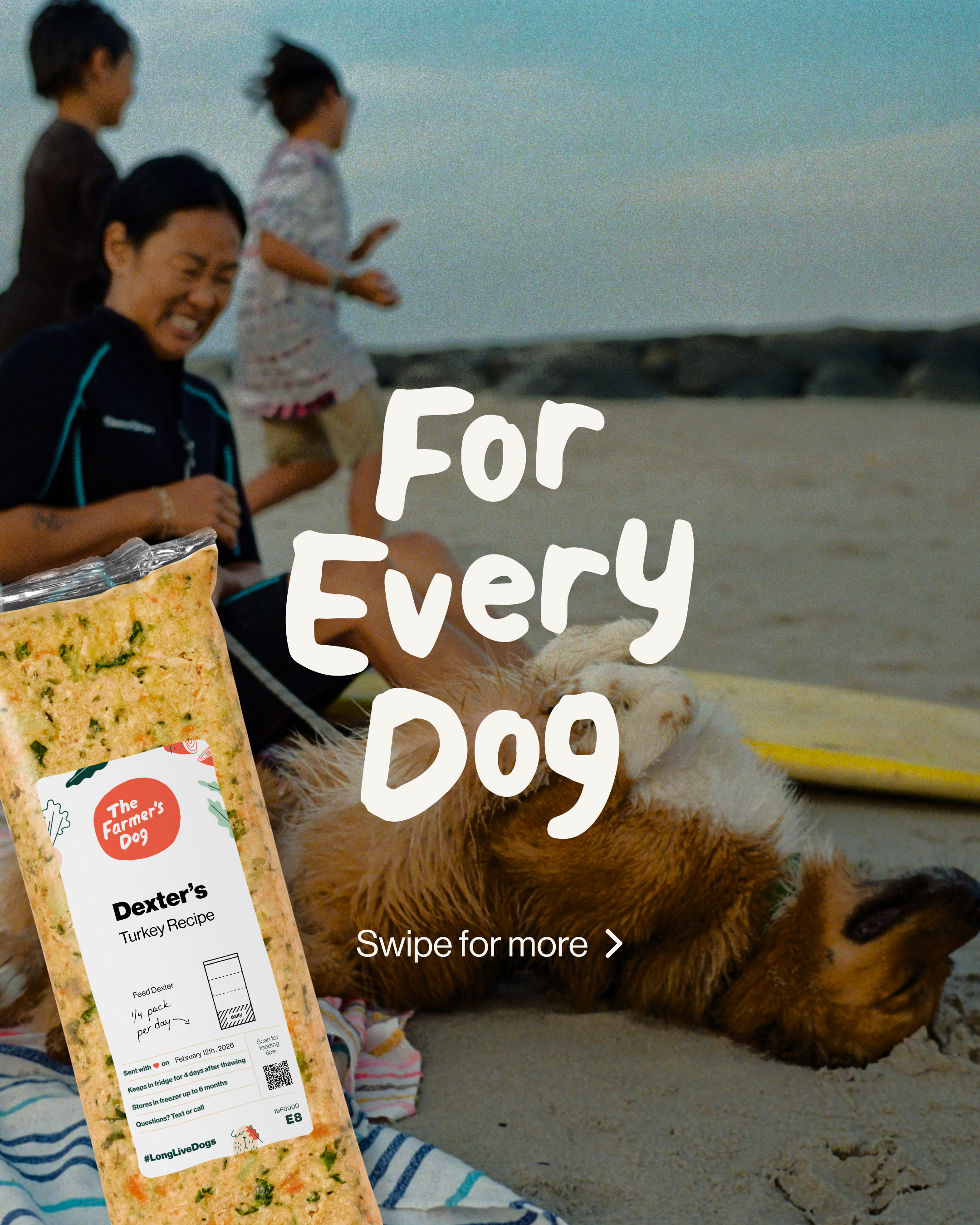 The Farmer's Dog Facebook ad