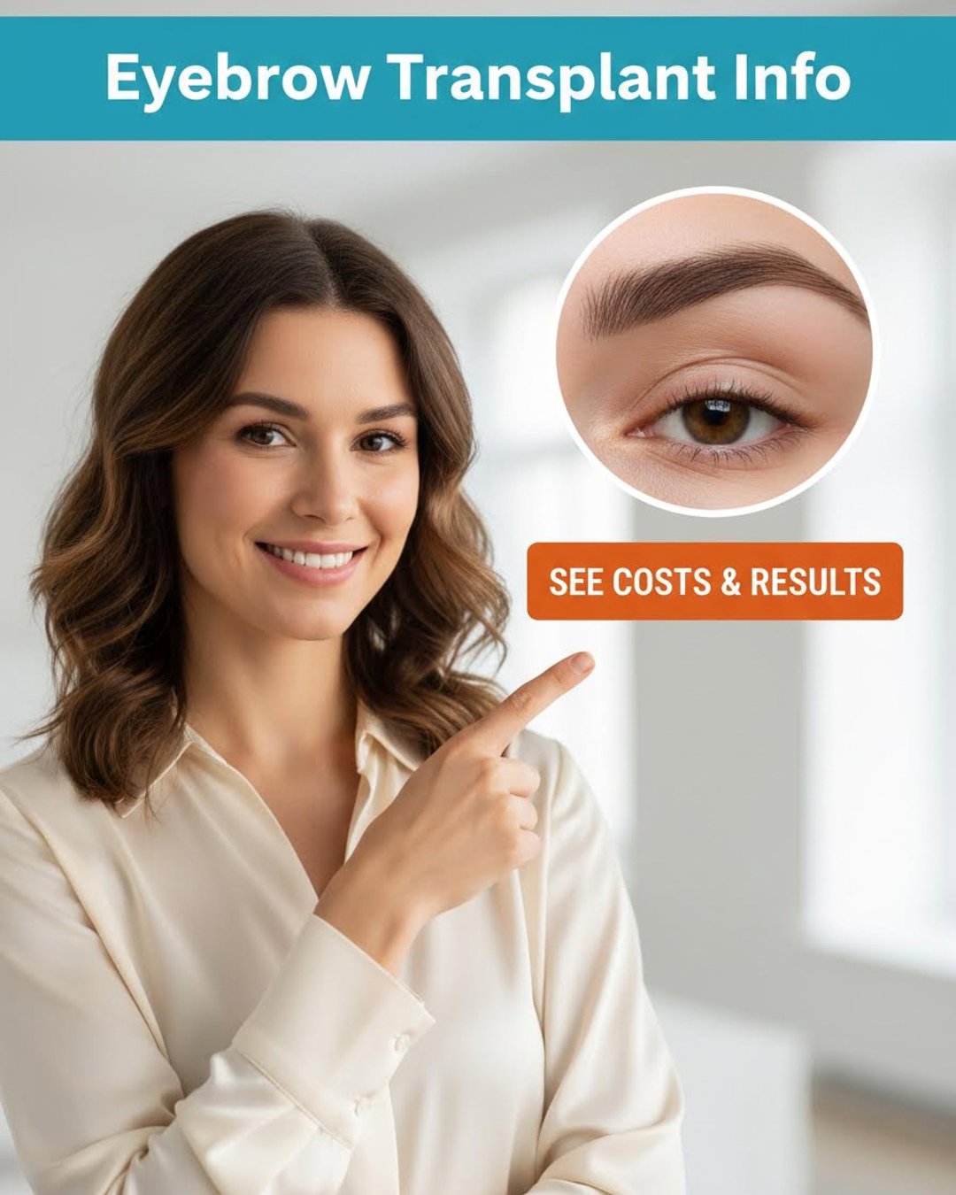 Hear 1st Facebook ad: Eyebrow Transplants: Cost & Results