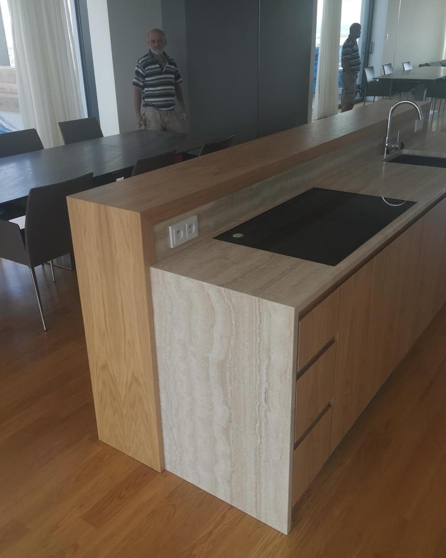 zdenek_lucan Facebook ad: V Tower Prague - Travertino kitchen